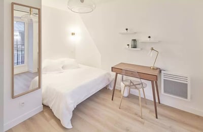 Langzeitmiete einer 2-Zimmer-Wohnung mit 30m² in Paris, Frankreich