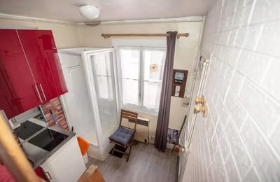 Долгосрочная аренда студии 9 м² в Париже, Франция