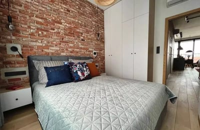 Долгосрочная аренда двухкомнатной квартиры 58 м² с балконом в районе Мокотув, Варшава, Польша