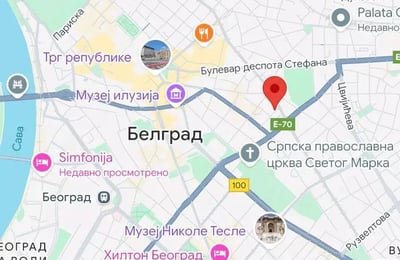 Долгосрочная аренда 2-комнатной квартиры 60 м² в центре города, Белград, Сербия