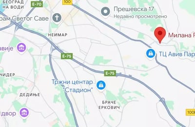 Location longue durée d’un appartement 2 pièces 52 m², Serbie, Belgrade