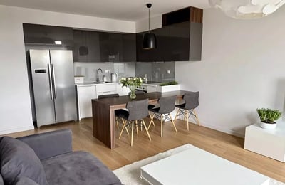 Langzeitmiete einer 3-Zimmer-Wohnung mit 59m² in Krakau, Polen