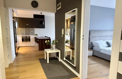 Langzeitmiete einer 3-Zimmer-Wohnung mit 59m² in Krakau, Polen