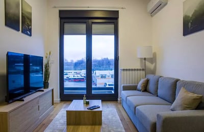 Langfristige Miete einer 2-Zimmer-Wohnung 40 m², Belgrad, Serbien