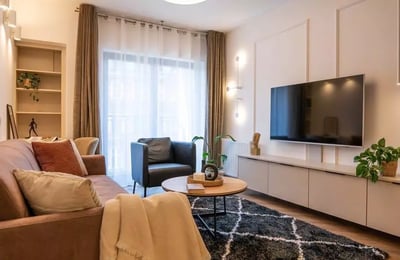 Location longue durée d’un appartement 2 pièces de 43m² près du centre-ville, Wrocław, Pologne