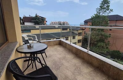 Long-term rental of a 2-room apartment with sea view, Varna, Alen Mak quarter, Bulgaria