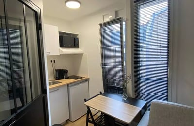 Long-term rental of 12 m² studio, 15th arrondissement, Paris, France
