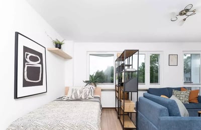 Langzeitmiete: 1-Zimmer-Wohnung mit 33 m² in Prądnik Czerwony, Krakau, Polen