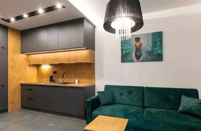 Location longue durée d’un appartement 2 pièces de 49 m², quartier Wola, Varsovie, Pologne