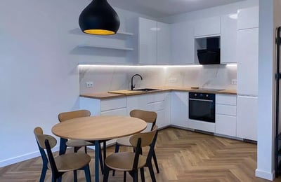 Long-term rental 2-room apartment 53 m² with balcony, Wilanów, Warsaw, Poland