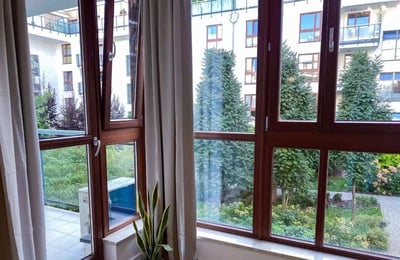 Long-term rental 2-room apartment 53 m² with balcony, Wilanów, Warsaw, Poland