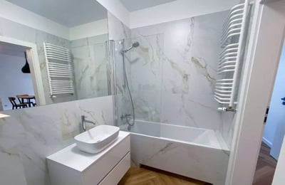 Long-term rental 2-room apartment 53 m² with balcony, Wilanów, Warsaw, Poland