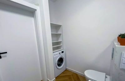 Long-term rental 2-room apartment 53 m² with balcony, Wilanów, Warsaw, Poland