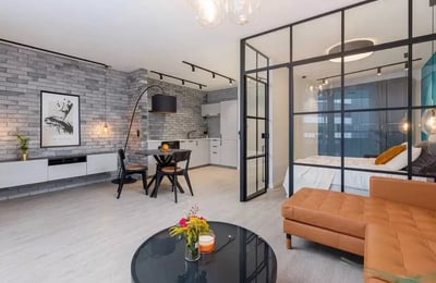 Langzeitmiete einer 2-Zimmer-Wohnung mit 48 m² in Dębniki, Krakau, Polen