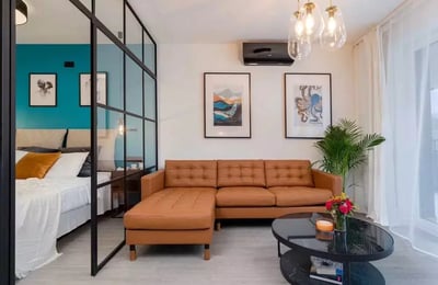 Langzeitmiete einer 2-Zimmer-Wohnung mit 48 m² in Dębniki, Krakau, Polen