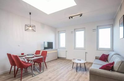 Location longue durée d’un appartement de 38 m² dans le quartier Krzyki, Wrocław, Pologne