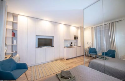 Location longue durée d’un studio de 28 m², Paris, France