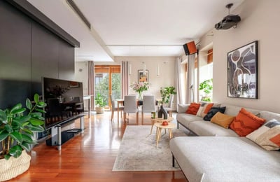 Долгосрочная аренда пентхауса 200 м², Мокотув, Варшава, Польша