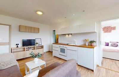 Long-term rent of 2-room apartment 42 m² in Dúbravka district, Bratislava, Slovakia