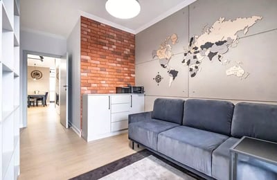 Long-term rent of a 3-room apartment 68 m² in Mokotów district, Warsaw, Poland