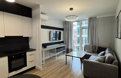 Долгосрочная аренда 2-комнатной квартиры 45 м², Browary Warszawskie, Варшава, Польша