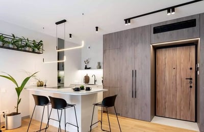 Long-term rent of 2-room apartment 45 m² in a green district of Kraków, Poland