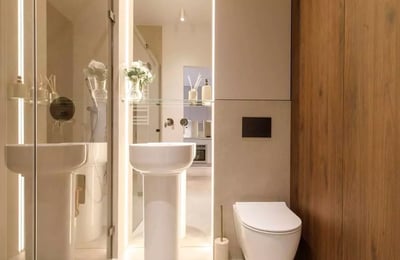 Long-term rent of 2-room apartment 39 m² in premium complex Noho Młyny Mogilskie, Kraków, Poland