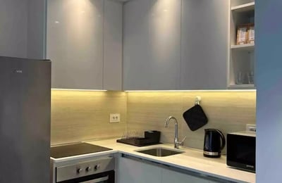 Location longue durée d’un studio de 30 m² dans la BW Aria, Belgrade, Serbie