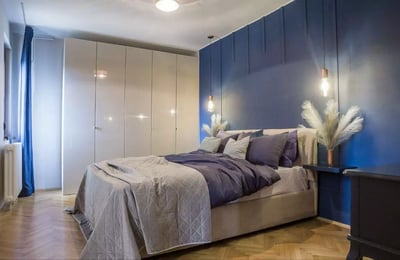 Alquiler a largo plazo de un piso de 2 habitaciones, 64 m², en el distrito de Banovo Brdo, Belgrado, Serbia