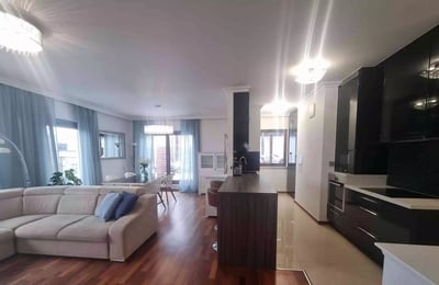 Long-term rental of a 4-room apartment, 105 m², in Wilanów district, Warsaw, Poland