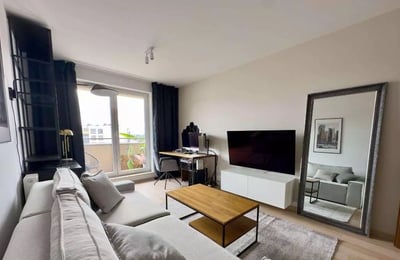 Alquiler a largo plazo de un piso de 2 habitaciones, 50 m², en el distrito de Podgórze, Cracovia, Polonia