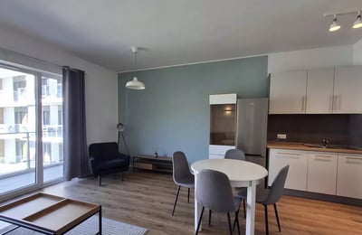 Long-term rental of a 2-room apartment, 44 m², in Stare Miasto district, Kraków, Poland
