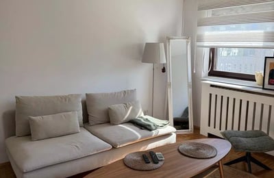 Долгосрочная аренда 2-комнатной квартиры, 45 м², в центре, Белград, Сербия