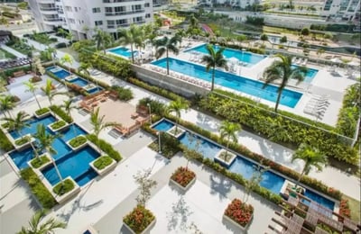 Long-term rental of a 3-bedroom apartment, 110 m², in Barra da Tijuca, Rio de Janeiro, Brazil