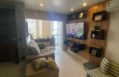 Alquiler a largo plazo de un ático tríplex, 185 m², en Barra da Tijuca, Río de Janeiro, Brasil