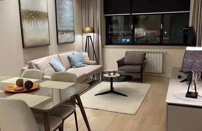 Alquiler a largo plazo de un piso de 2 habitaciones, 53 m², Nuevo Belgrado, Belgrado, Serbia