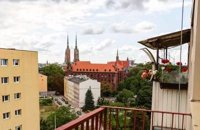 Location longue durée d’un appartement de 1 pièce, 28 m², Śródmieście, Wrocław, Pologne