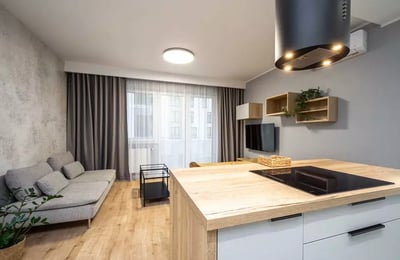 Аренда стильной 3-комнатной квартиры, 66 м², Podgórze Duchackie, Краков, Польша