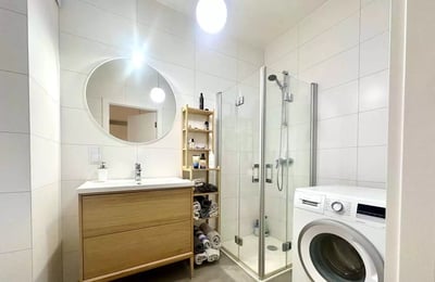 Miete einer modernen 2-Zimmer-Wohnung, 40 m², Port Popowice, Breslau, Polen