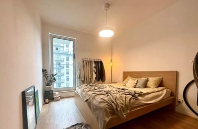 Miete einer modernen 2-Zimmer-Wohnung, 40 m², Port Popowice, Breslau, Polen