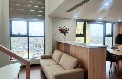 Rental of a new penthouse with 3 bedrooms, Hai Chau, Da Nang, Vietnam