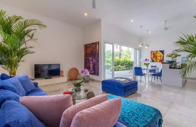 Rental of a bright villa with rice field views, Lodtunduh, Ubud, Bali, Indonesia