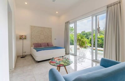 Rental of a bright villa with rice field views, Lodtunduh, Ubud, Bali, Indonesia