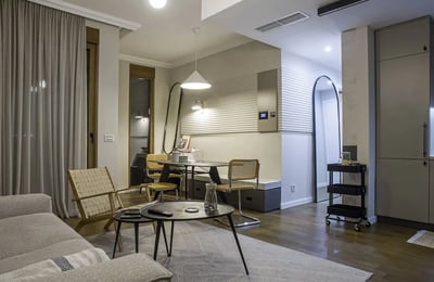 Rent of a two-room apartment in a new building, 47 m², Belgrade, Vračar, Serbia