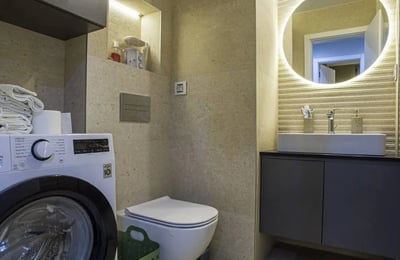 Rent of a two-room apartment in a new building, 47 m², Belgrade, Vračar, Serbia