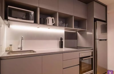 Location à long terme — appartement 2 pièces dans un immeuble neuf haut de gamme Torre Alley, Buenos Aires, Argentine, Recoleta/Palermo