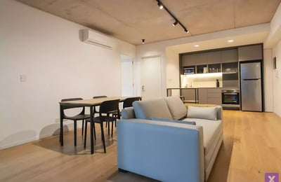Location à long terme — appartement 2 pièces dans un immeuble neuf haut de gamme Torre Alley, Buenos Aires, Argentine, Recoleta/Palermo
