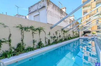 Location à long terme — appartement 2 pièces dans un immeuble neuf haut de gamme Torre Alley, Buenos Aires, Argentine, Recoleta/Palermo