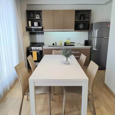 Long-term rental in Buenos Aires: Bright 2-room apartment with terrace in Belgrano