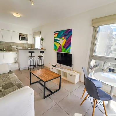 Long-Term 2-Room Apartment with Pool and Security in Buenos Aires, Argentina, Palermo
